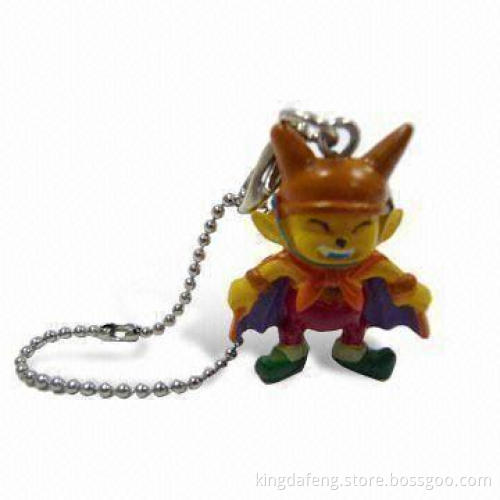 Mobile Phone Dangle, Made of Plastic, Suitable for Decoration or Promotional Gifts